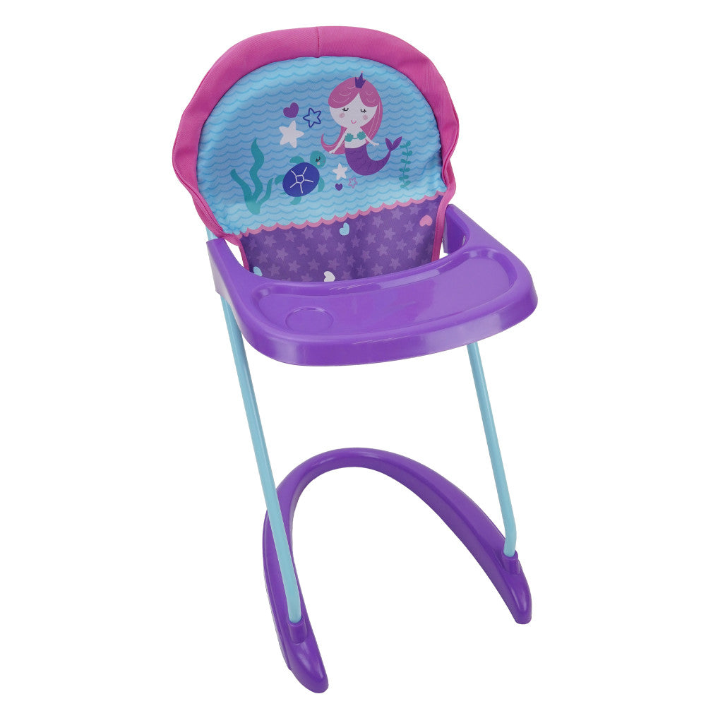 509 Mermaid-Themed Baby Doll Highchair