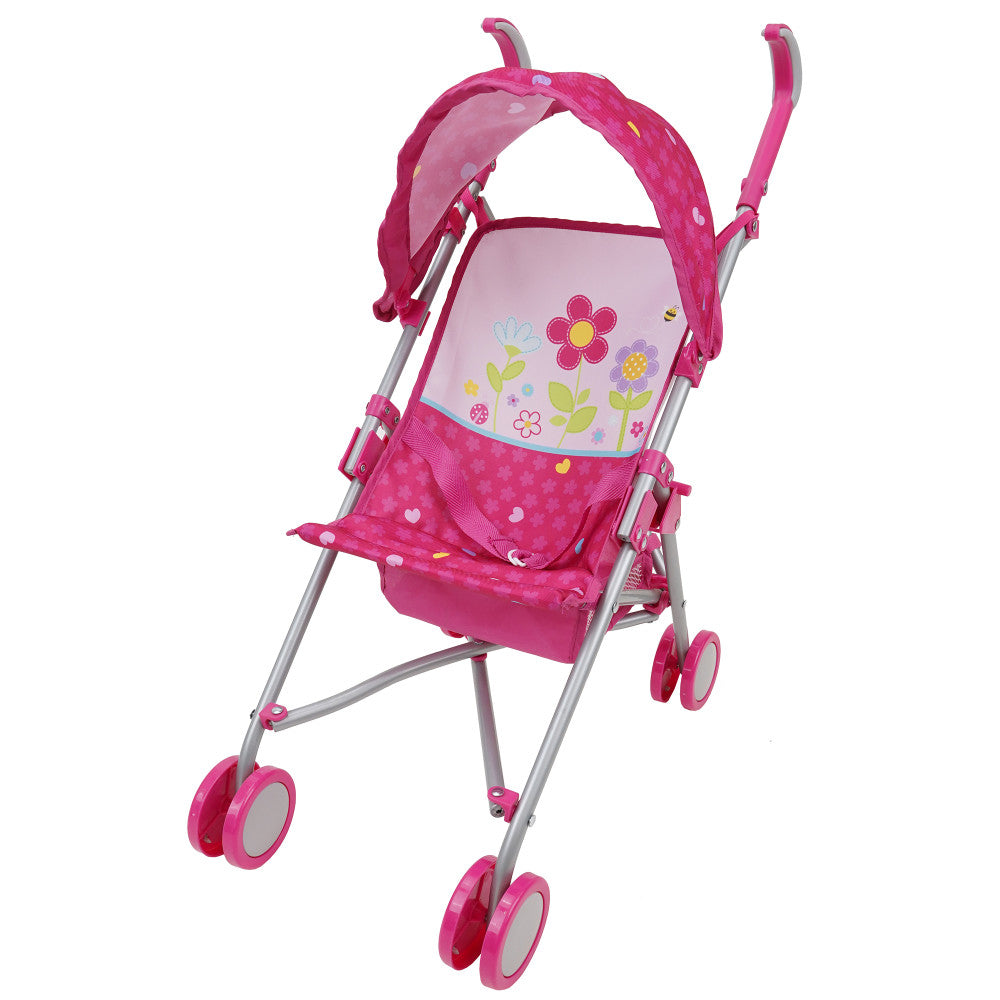 Toys'R'Us Colorful Garden Doll Stroller for Outdoor Play