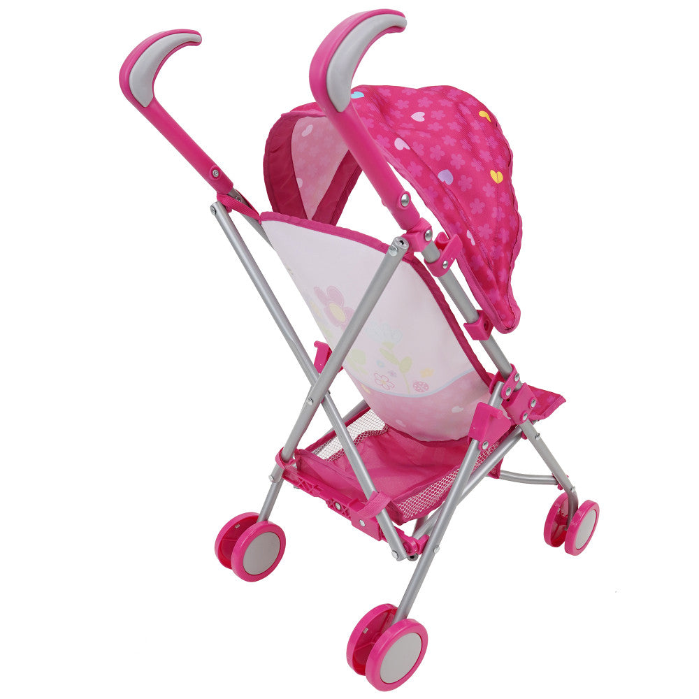 Toys'R'Us Colorful Garden Doll Stroller for Outdoor Play