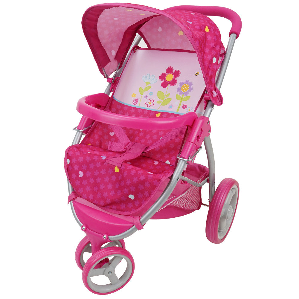 Toys'R'Us Garden Doll Jogger Stroller for Pretend Play