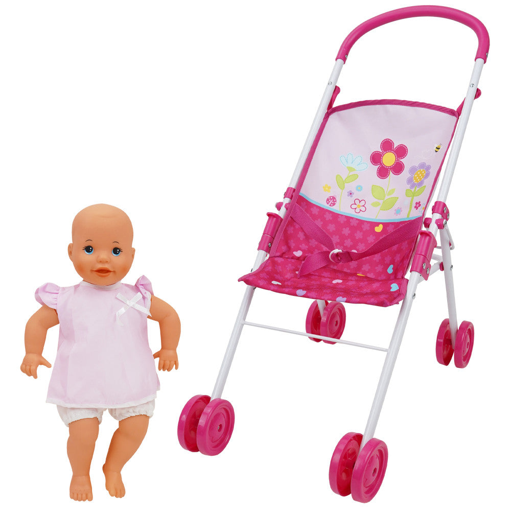 509 Garden Stroll N Doll Playset with Adjustable Stroller