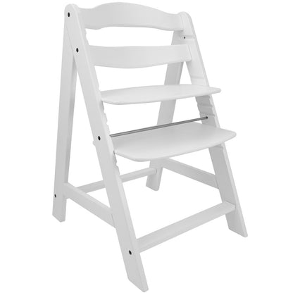 509 Sky Adjustable Wooden Chair - White, Durable Beechwood, Kids Furniture