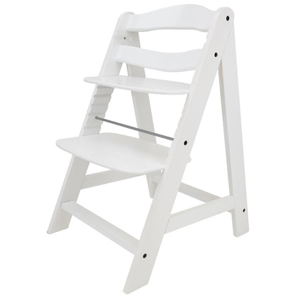 509 Sky Adjustable Wooden Chair - White, Durable Beechwood, Kids Furniture