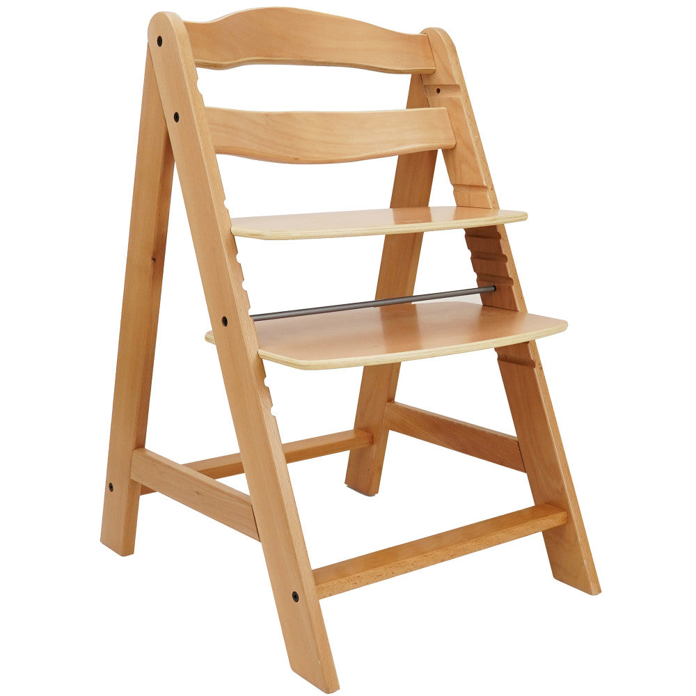 509 Sky Wooden Chair - Natural Beechwood, Adjustable Kids Seat