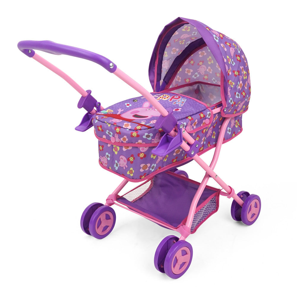 Peppa Pig: Doll Pram - Purple, Pink, Flowers, Ages 3+