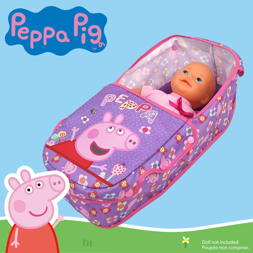 Peppa Pig: Doll Pram - Purple, Pink, Flowers, Ages 3+