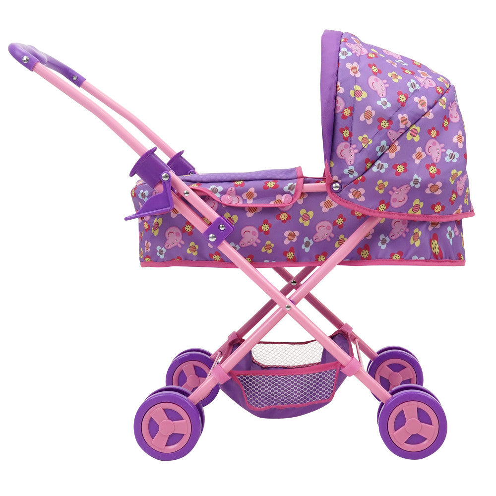 Peppa Pig: Doll Pram - Purple, Pink, Flowers, Ages 3+