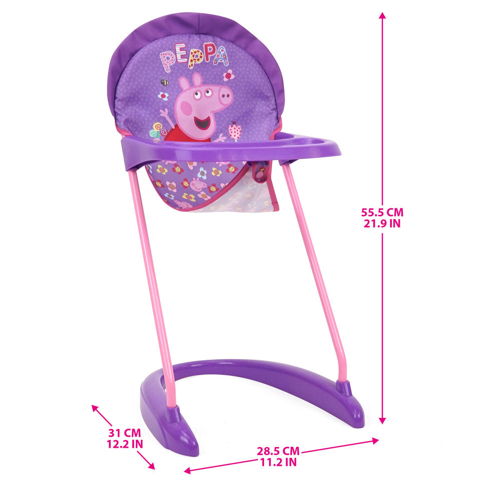 Peppa Pig: Stroll N' Feed 8pc Set - Purple, Pink, Flowers, Ages 3+