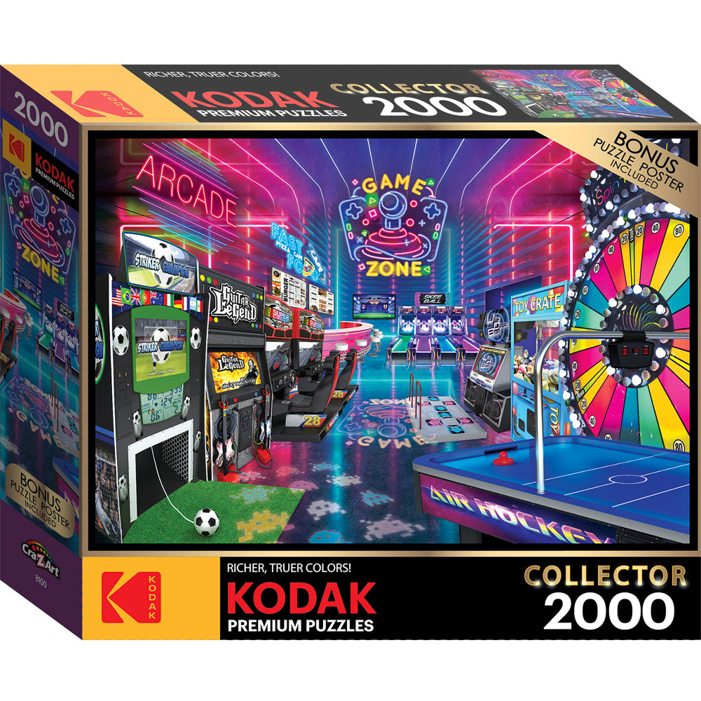 Cra-Z-Art RoseArt Kodak Collector Fun Zone Jigsaw Puzzle - 2000 pc