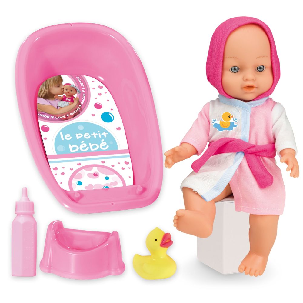 Loko Toys Le Petite Babydoll Bathtime & Potty Training Playset