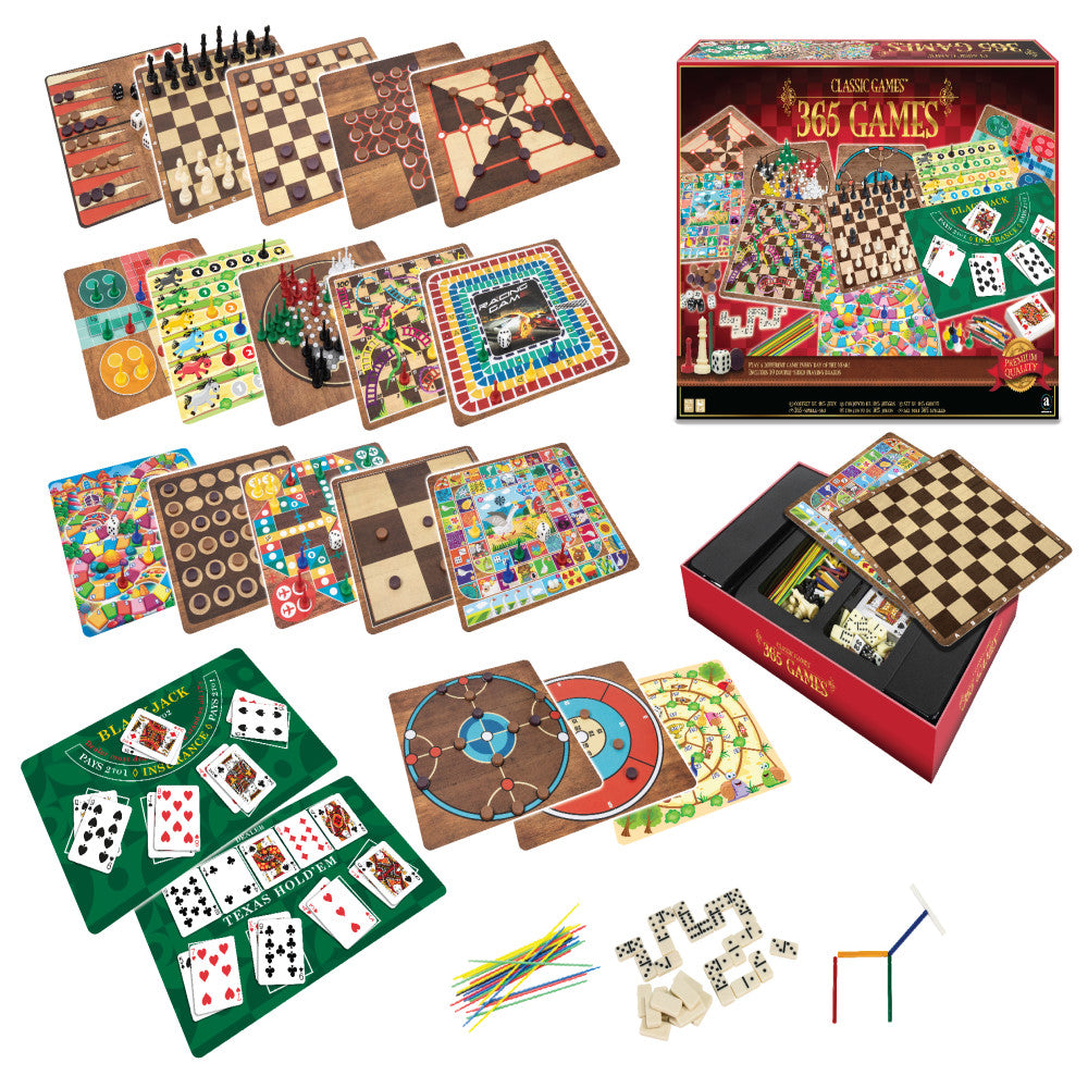 Classic Games - 365 Board Games Collection for Kids