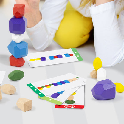 Ambassador Games: Mindful Living - Stacking Stones Tower Building Game