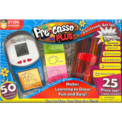 Top Secret Toys PreCasso Plus Electronic Drawing Set for Kids