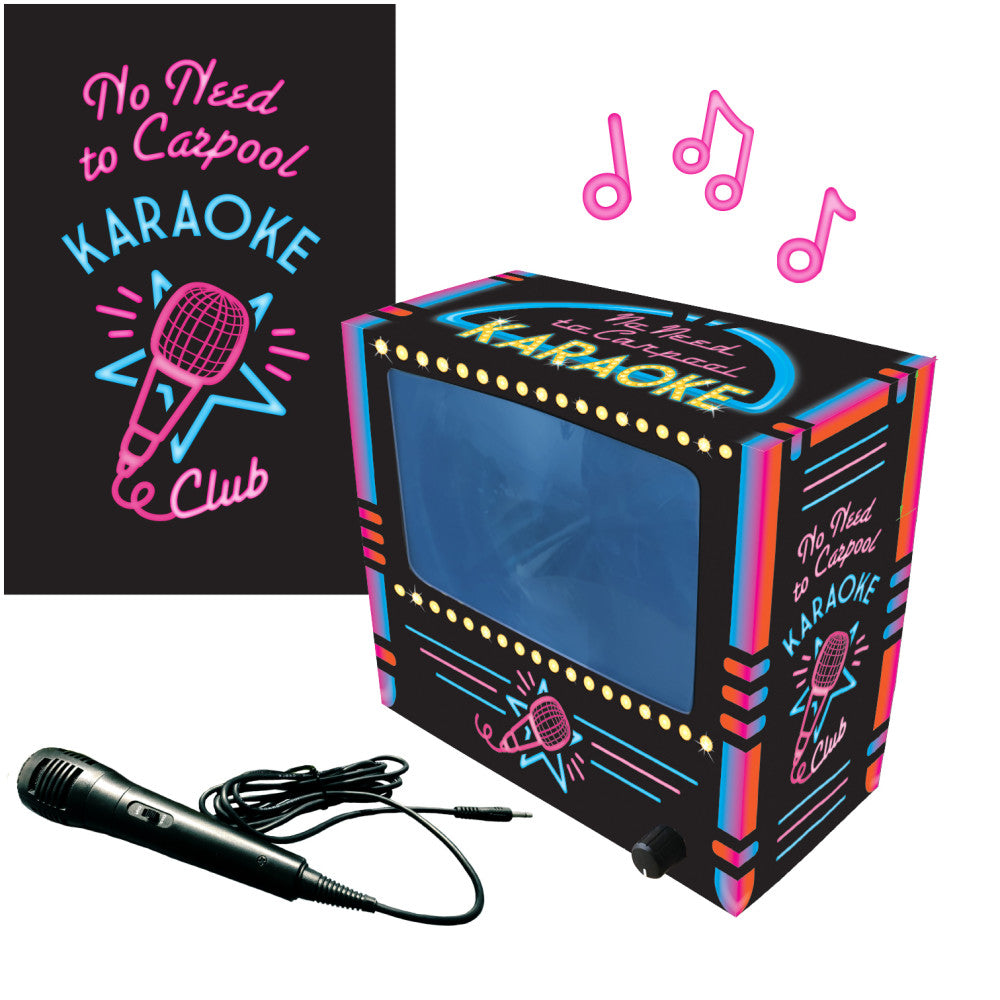 Mobile Karaoke Set with Induction Speaker and Screen Magnifier