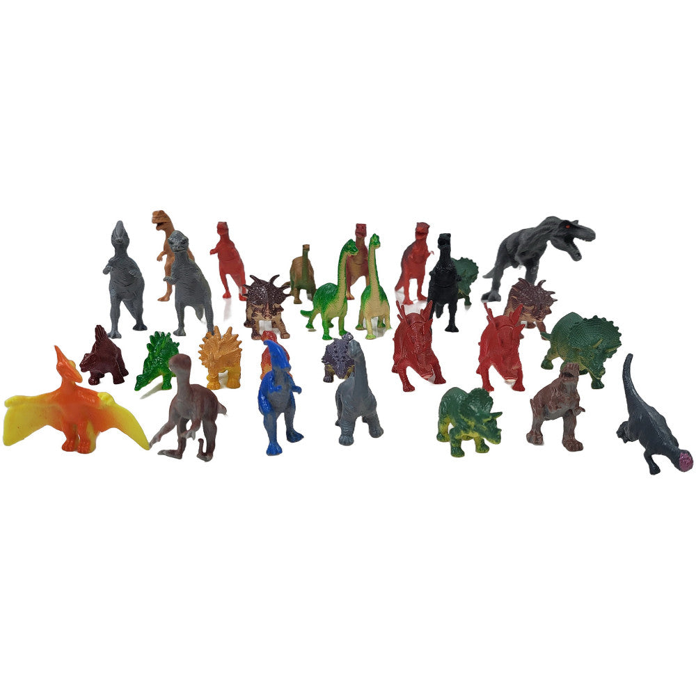 Boley: Dinosaur Figure Bucket - 40pc Playset - 28 Dino Figurines & 12 Accessories