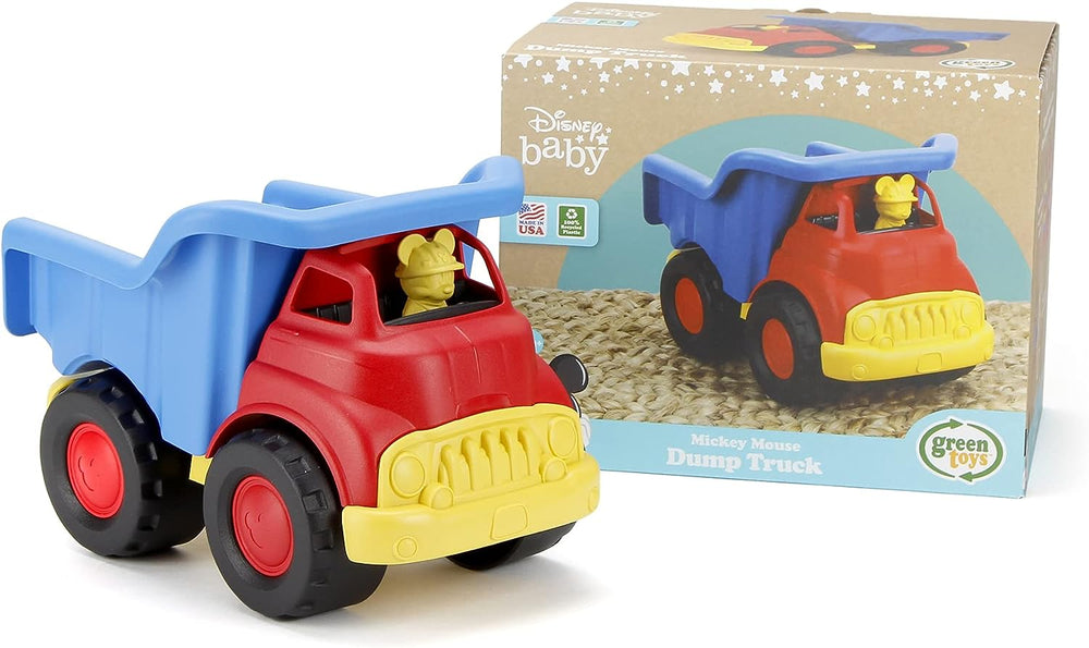 Green Toys Disney Mickey Mouse Eco-Friendly Dump Truck - Red/Blue