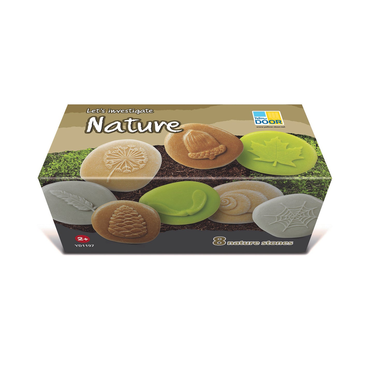 Yellow Door Let's Investigate - Nature Exploration Stone Set - 8 Pieces