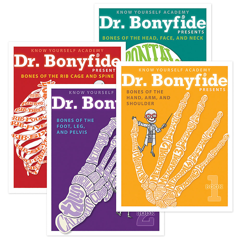 Know Yourself 4 Book Set: Dr. Bonyfide's Guide to the Human Skeleton