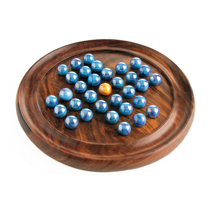 House of Marbles Classic Wooden Solitaire Board Game