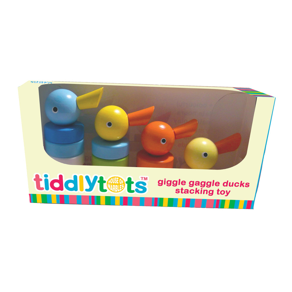 TiddlyTots Giggle Gaggle Ducks Educational Stacking Toy