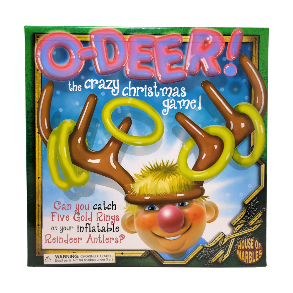 O-Deer! Inflatable Reindeer Antlers Ring Toss Christmas Game – Toys