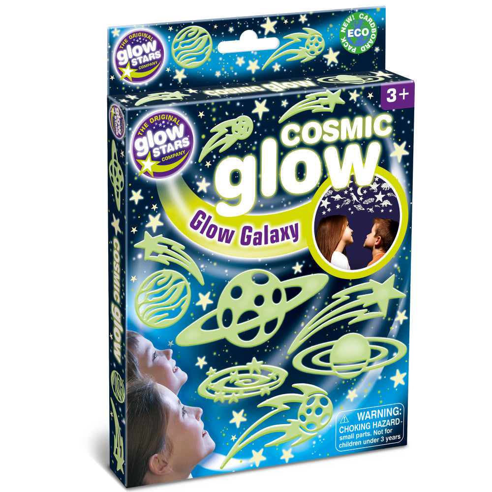 The Original Glowstars Cosmic Glow Galaxy - Glow-In-The-Dark Space Shapes