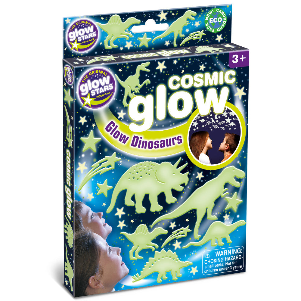 The Original Glowstars Cosmic Glow Dinosaurs - Glow-In-The-Dark Bedroom Set