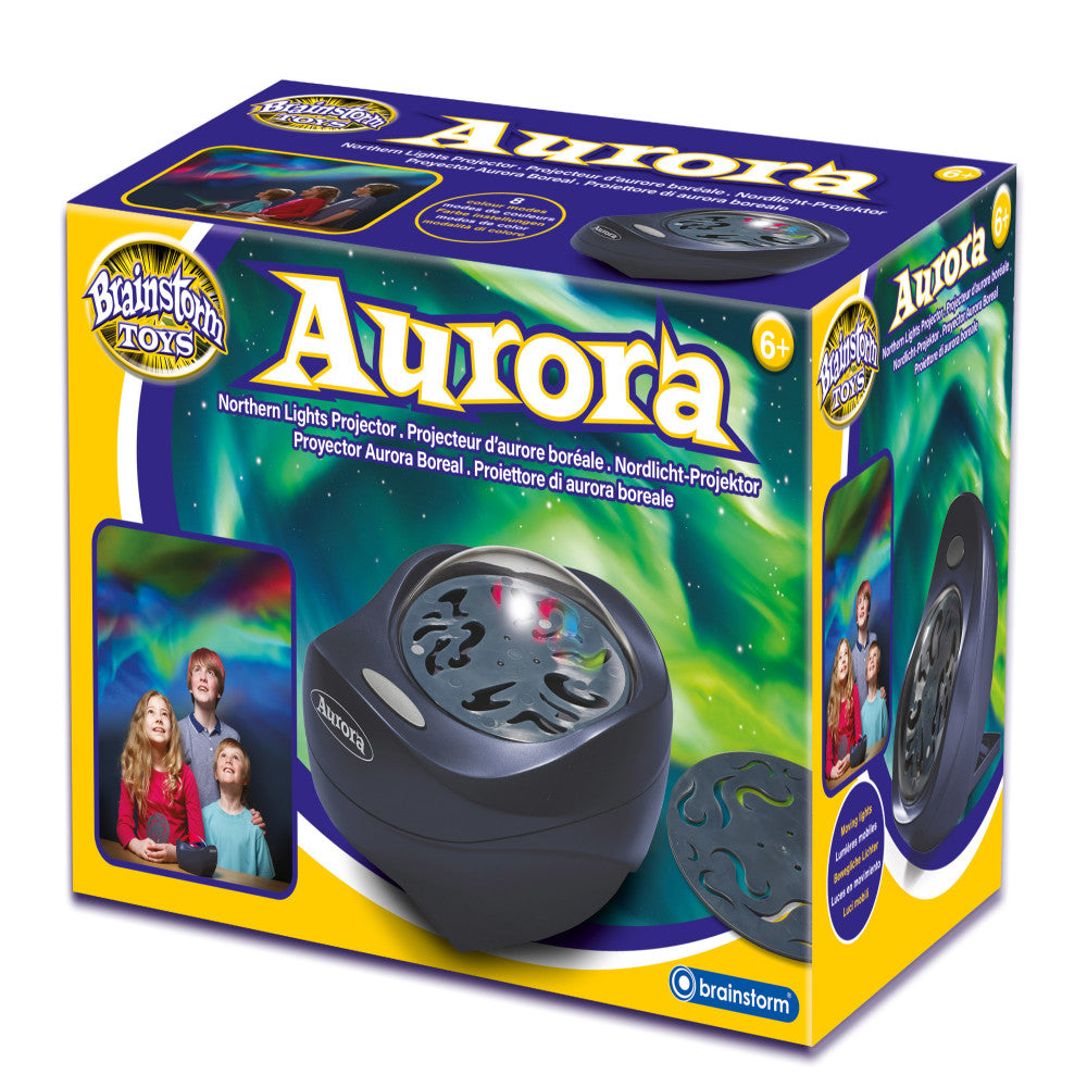 Brainstorm Toys Aurora Lights Projector - Northern & Southern Lights STEM Toy