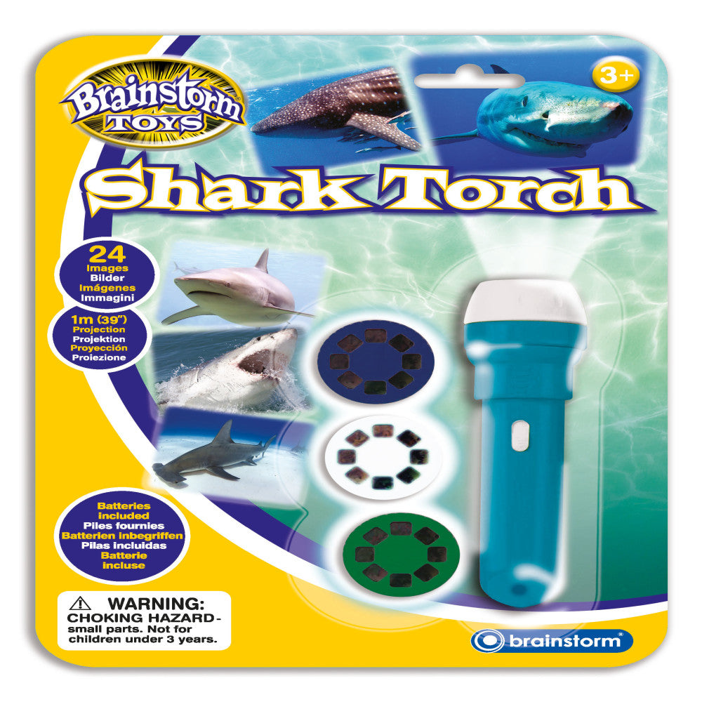 Brainstorm Toys Shark Flashlight and Projector - Educational Toy