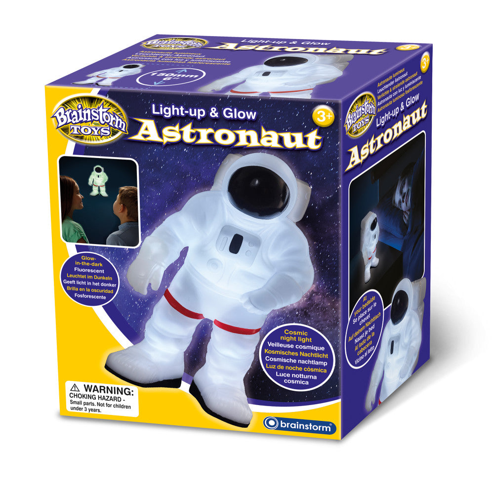 Brainstorm Toys Space Explorer - Light-up and Glow Astronaut Toy Light