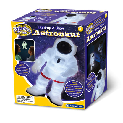 Brainstorm Toys Space Explorer - Light-up and Glow Astronaut Toy Light