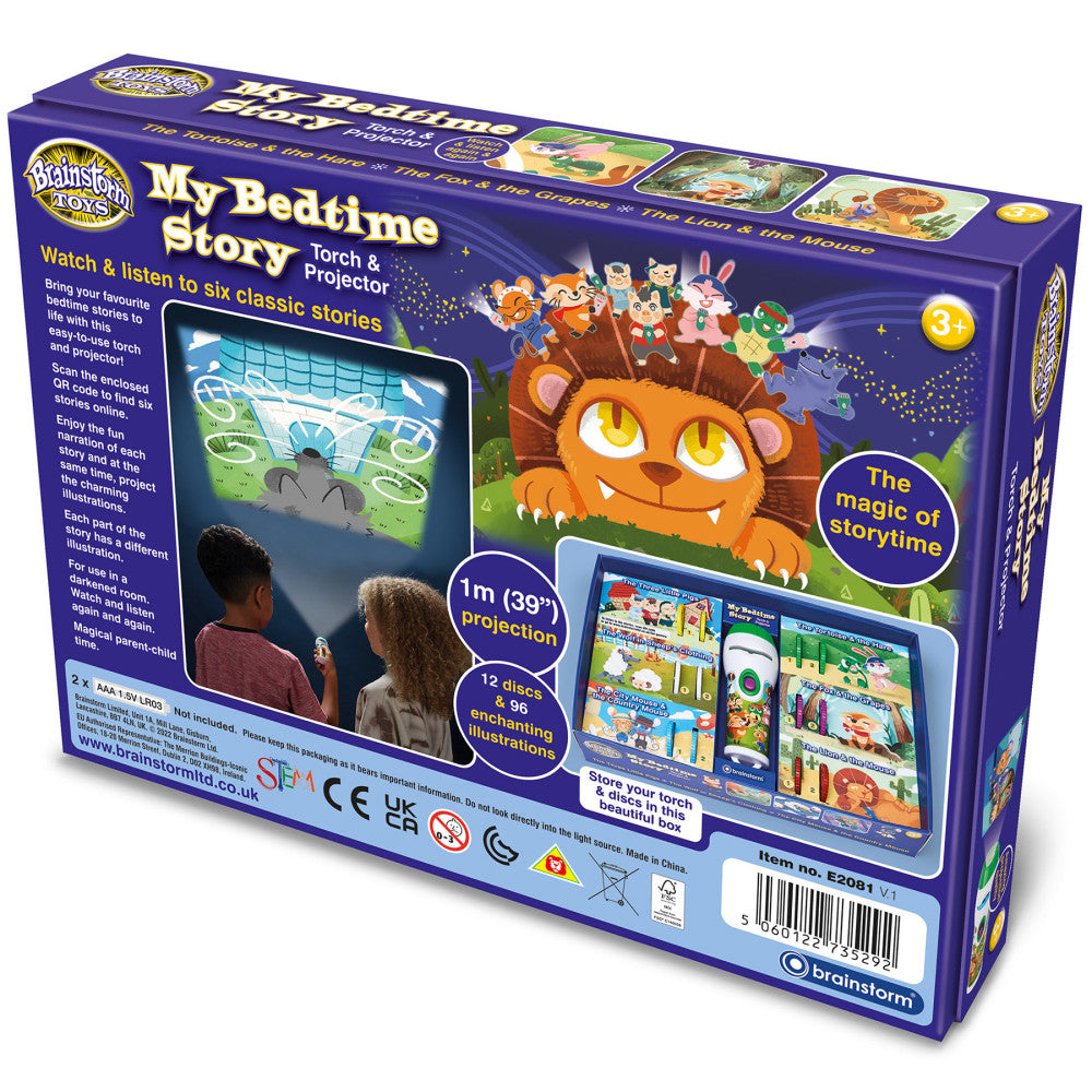 Brainstorm Toys My Bedtime Story Flashlight & Story Projector - Children's Toy