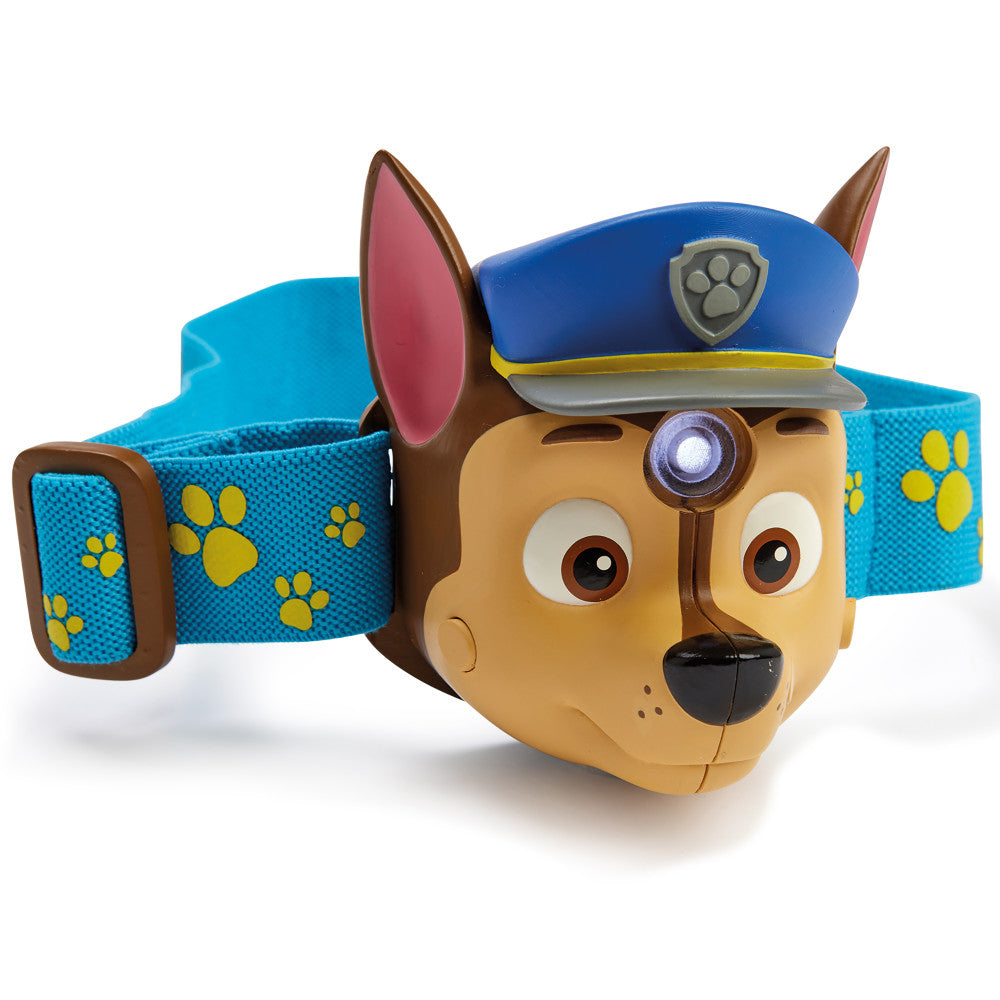 Brainstorm: Paw Patrol - Chase Head Torch - Lights N' Sounds Flashlight