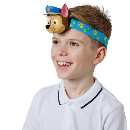 Brainstorm: Paw Patrol - Chase Head Torch - Lights N' Sounds Flashlight