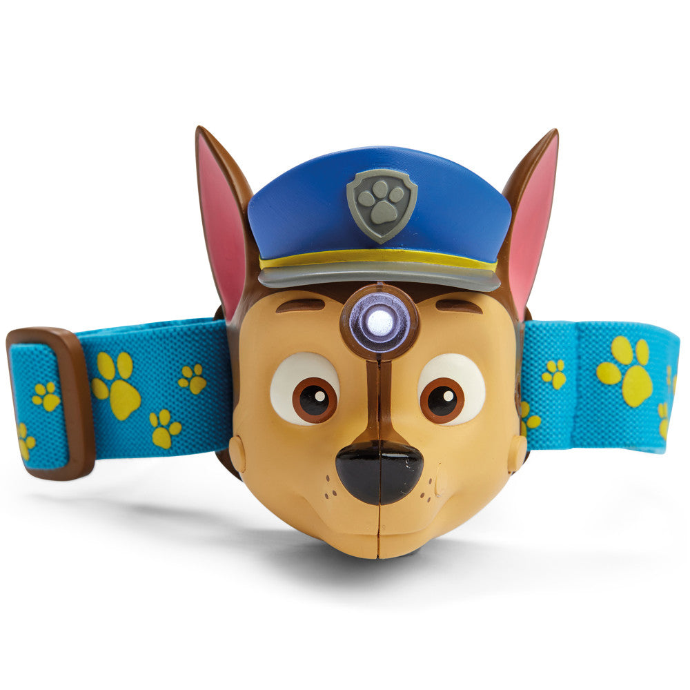 Brainstorm: Paw Patrol - Chase Head Torch - Lights N' Sounds Flashlight