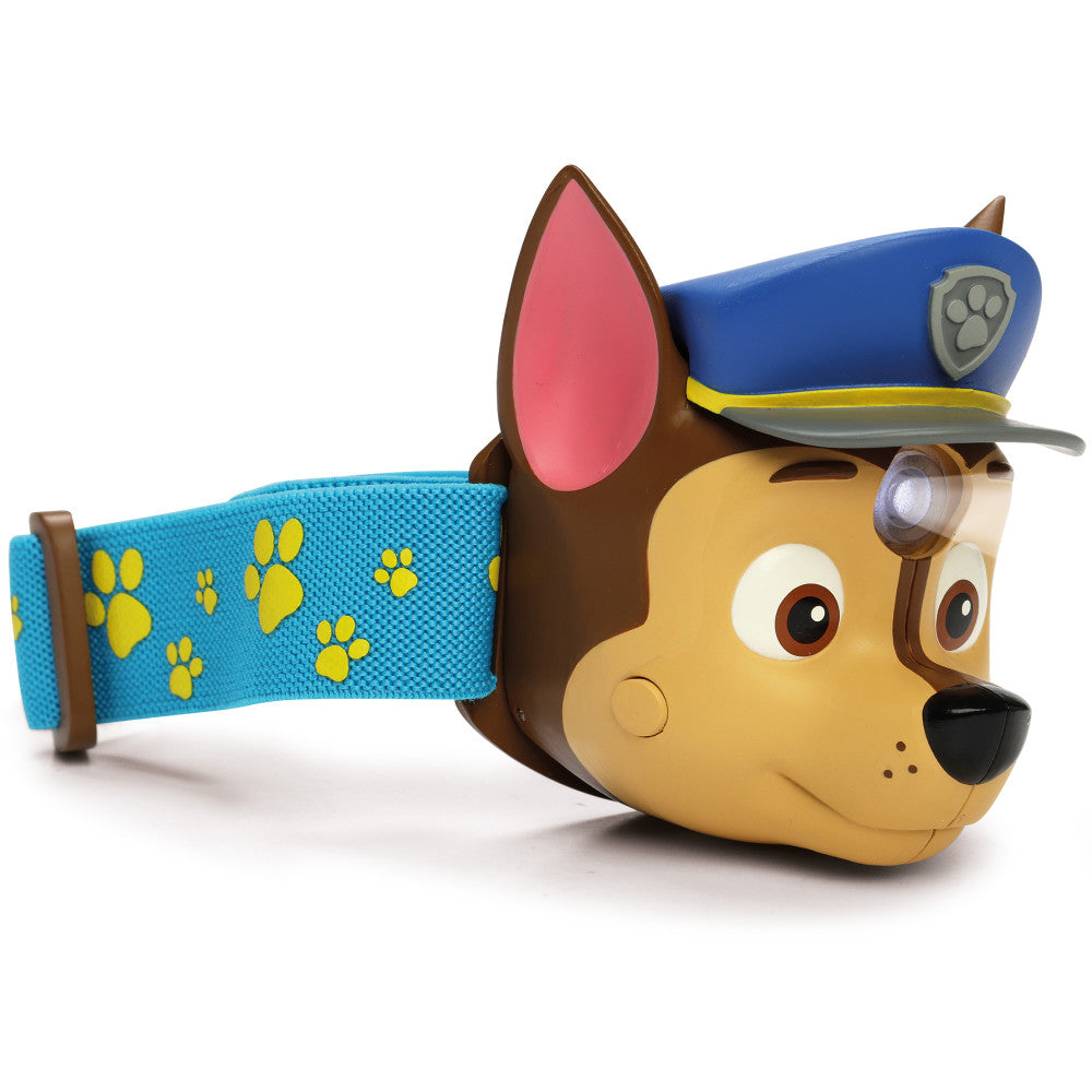 Brainstorm: Paw Patrol - Chase Head Torch - Lights N' Sounds Flashlight