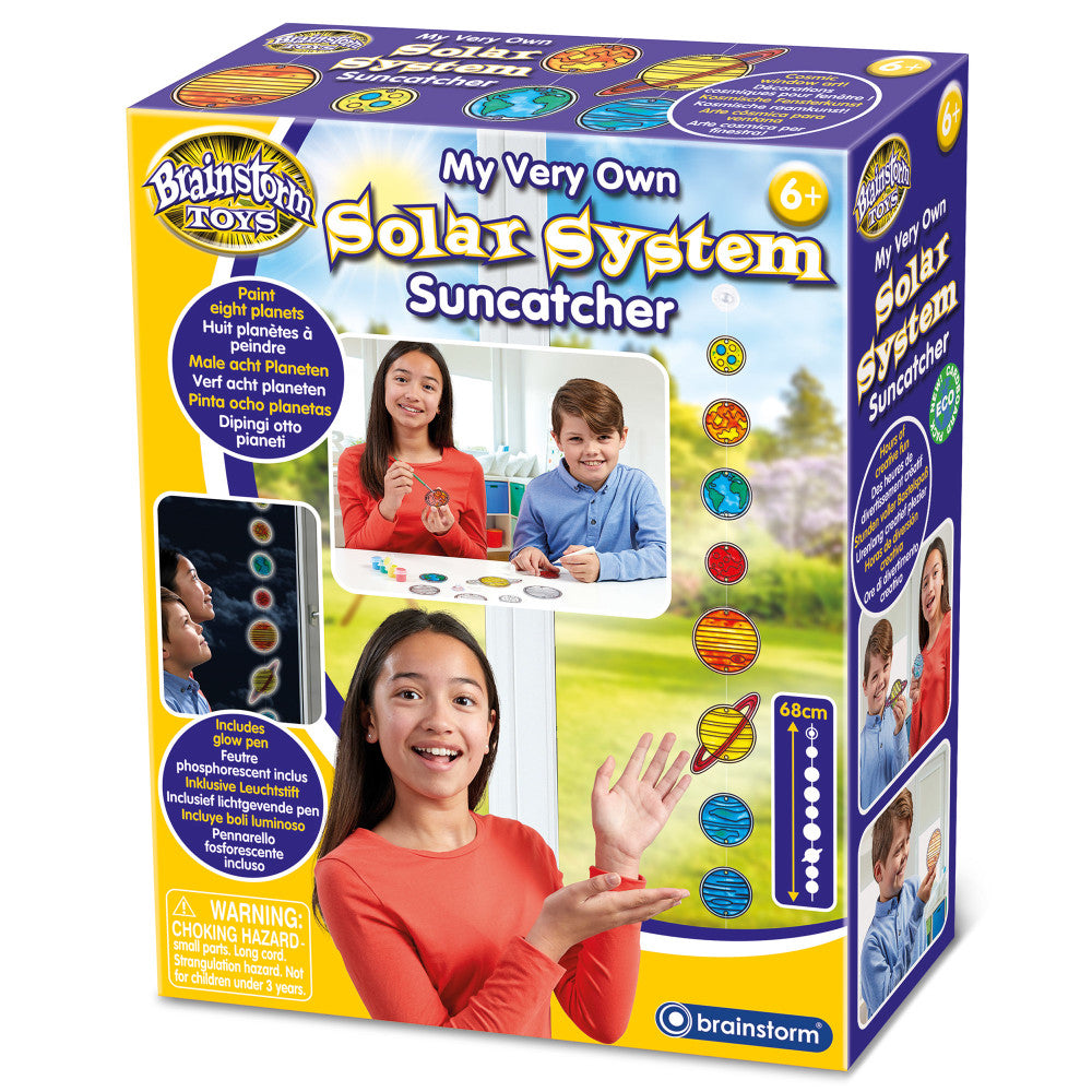 Brainstorm Toys Solar System Sun Catcher Paint & Craft Kit