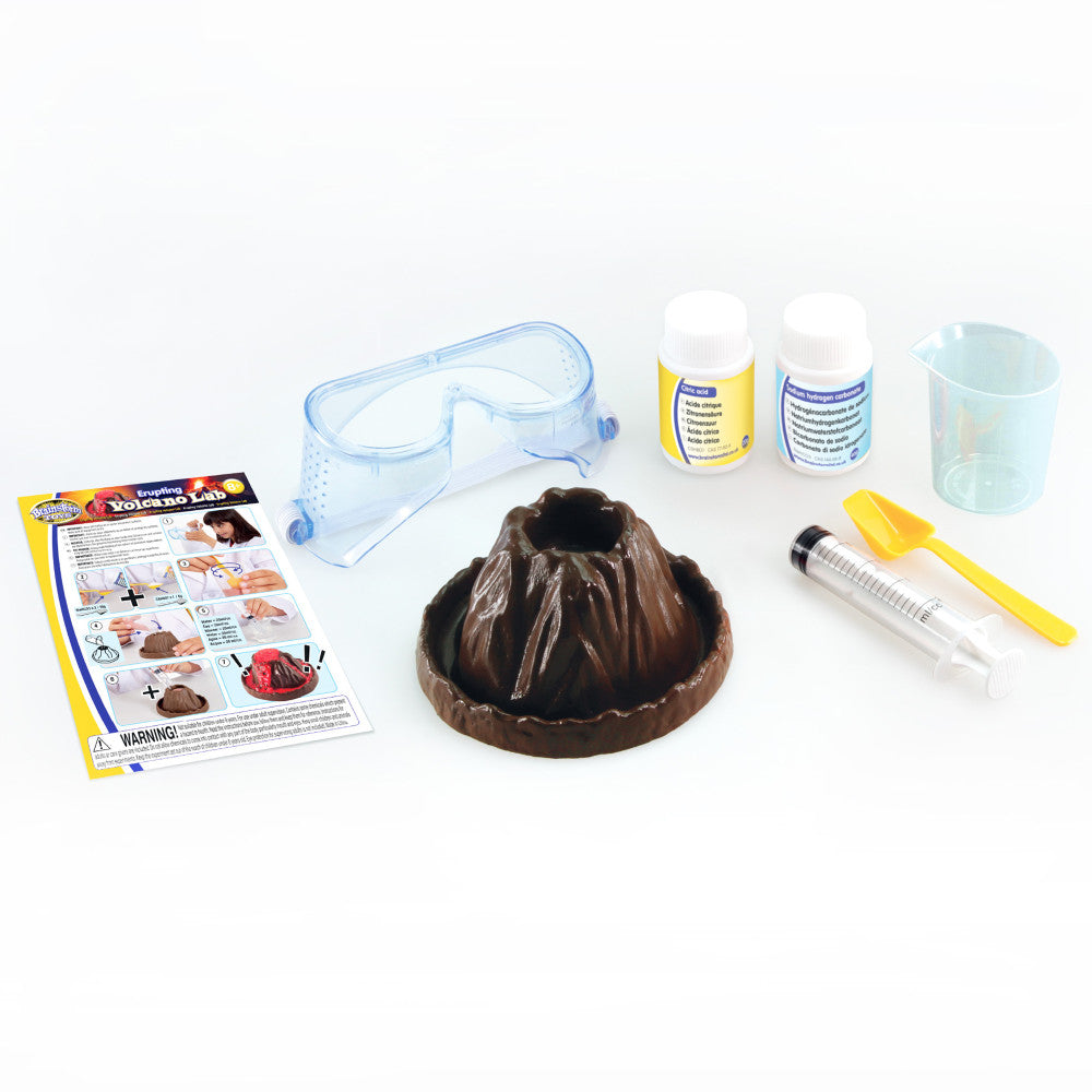 Brainstorm: Erupting Volcano Lab - Science Eruption Kit, Safe Chemical Reactions