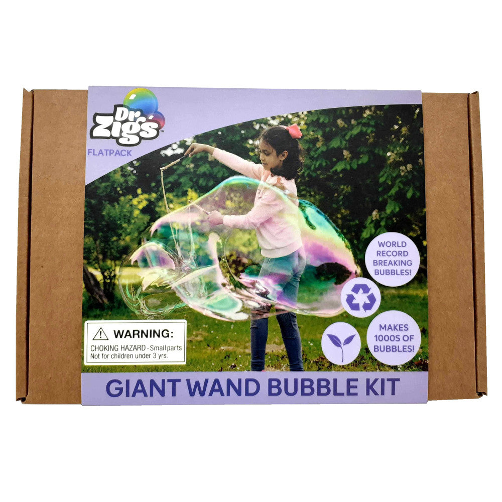 Dr Zigs Giant Bubble Kit - Eco-Friendly Outdoor Play Set for Kids, Ages 3+