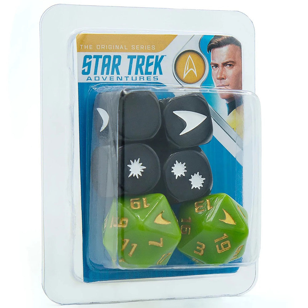 Star Trek Adventures Captain Kirk's Tunic Themed Dice Set