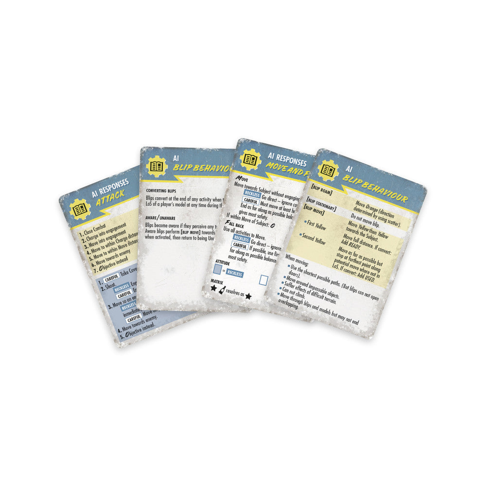 Fallout Wasteland Warfare - Wave 1 Fundamentals Card Deck Expansion Set