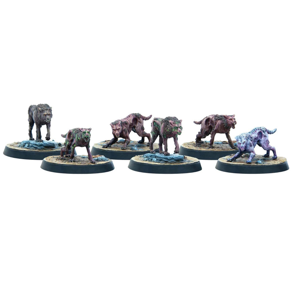 Modiphius Entertainment Fallout: Wasteland Warfare - Mongrel Scavenging Pack, 32mm Miniature Figures