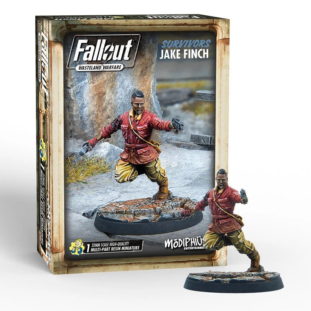 Fallout Wasteland Warfare 32mm Scale Collectible Miniature - Survivors Jake Finch