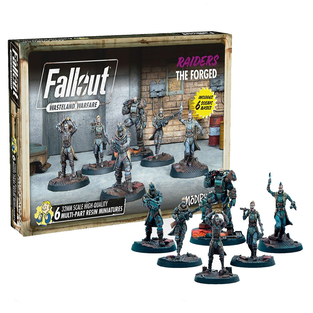 Fallout Wasteland Warfare: Raiders - The Forged 32mm Scale Collectible Miniature Set