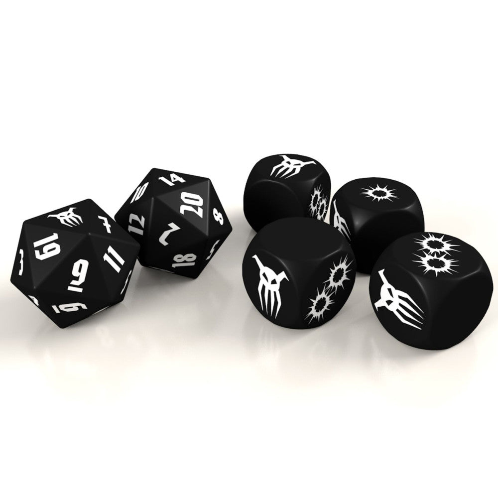 Achtung! Cthulhu 2d20: Black Sun Custom Dice Set