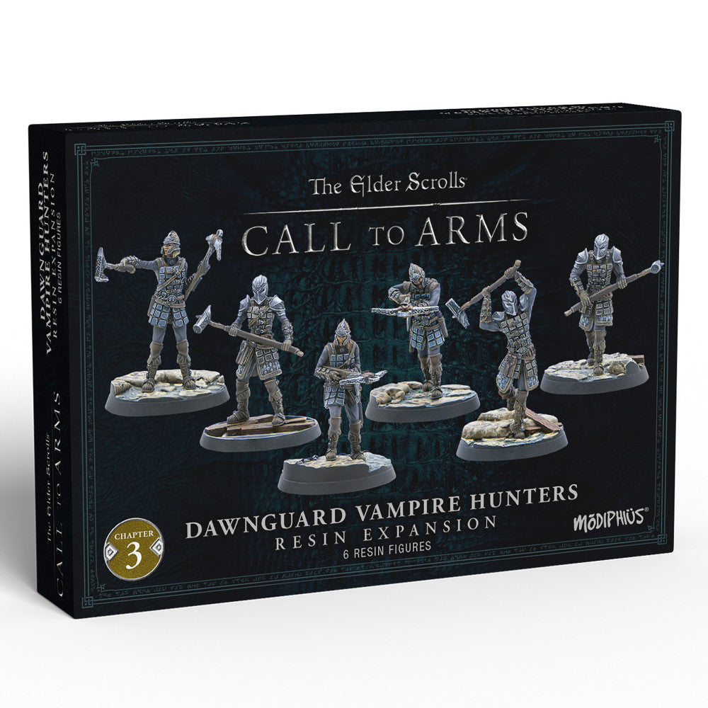 Modiphius The Elder Scrolls: Call to Arms 32mm Dawnguard Vampire Hunters Miniature Set