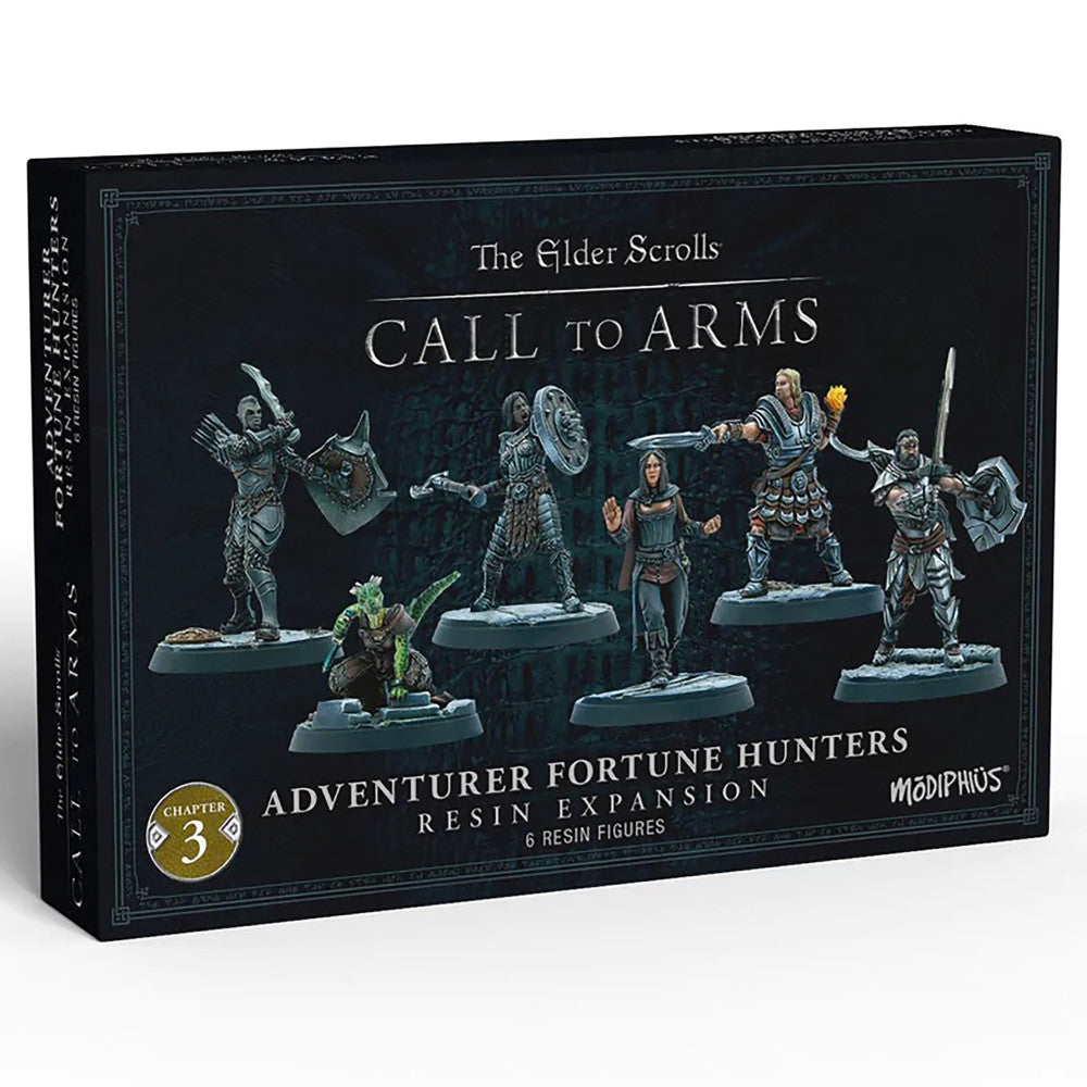 Modiphius Entertainment Elder Scrolls: Call to Arms 32mm Adventurer Fortune Hunters Miniature Set