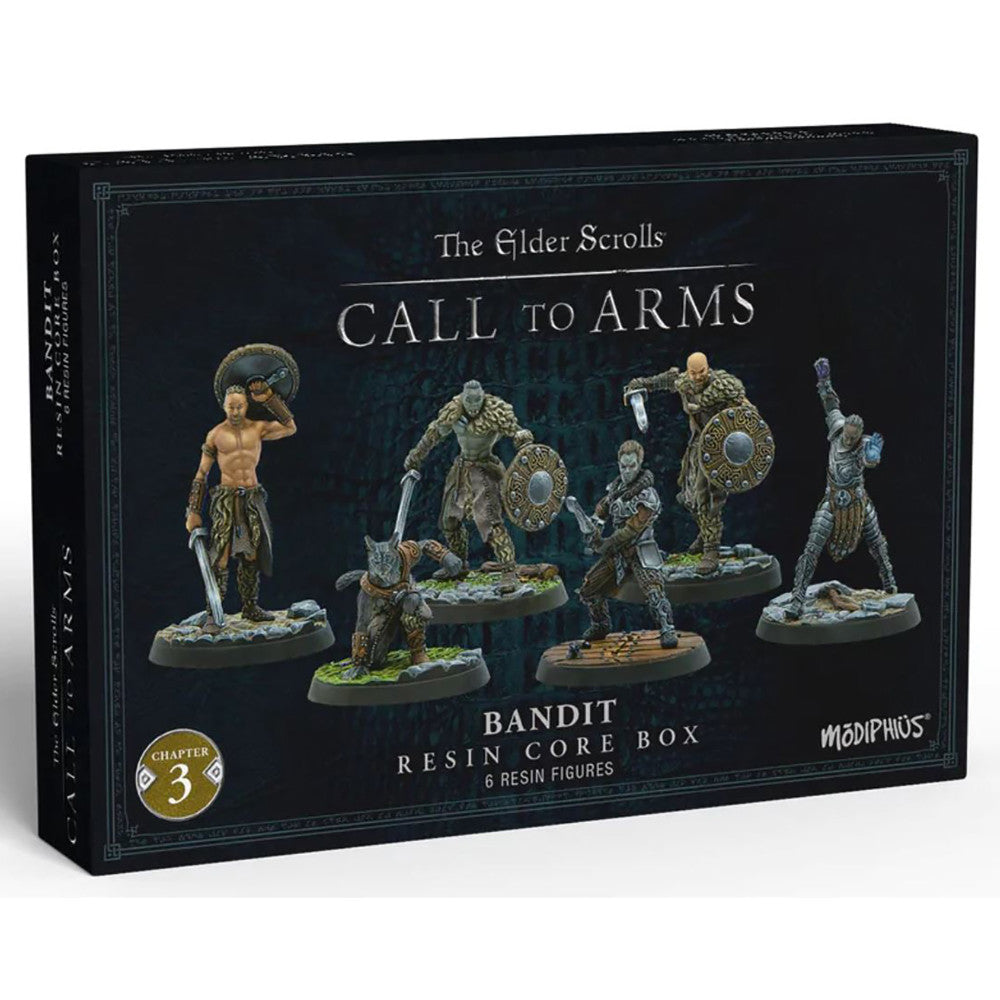 The Elder Scrolls: Call to Arms - Bandit Core Set 32mm Scale Miniature Game