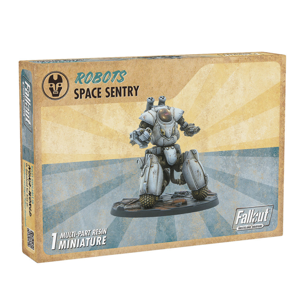 Modiphius Entertainment Fallout: Wasteland Warfare 32mm Space Sentry Robot Figure