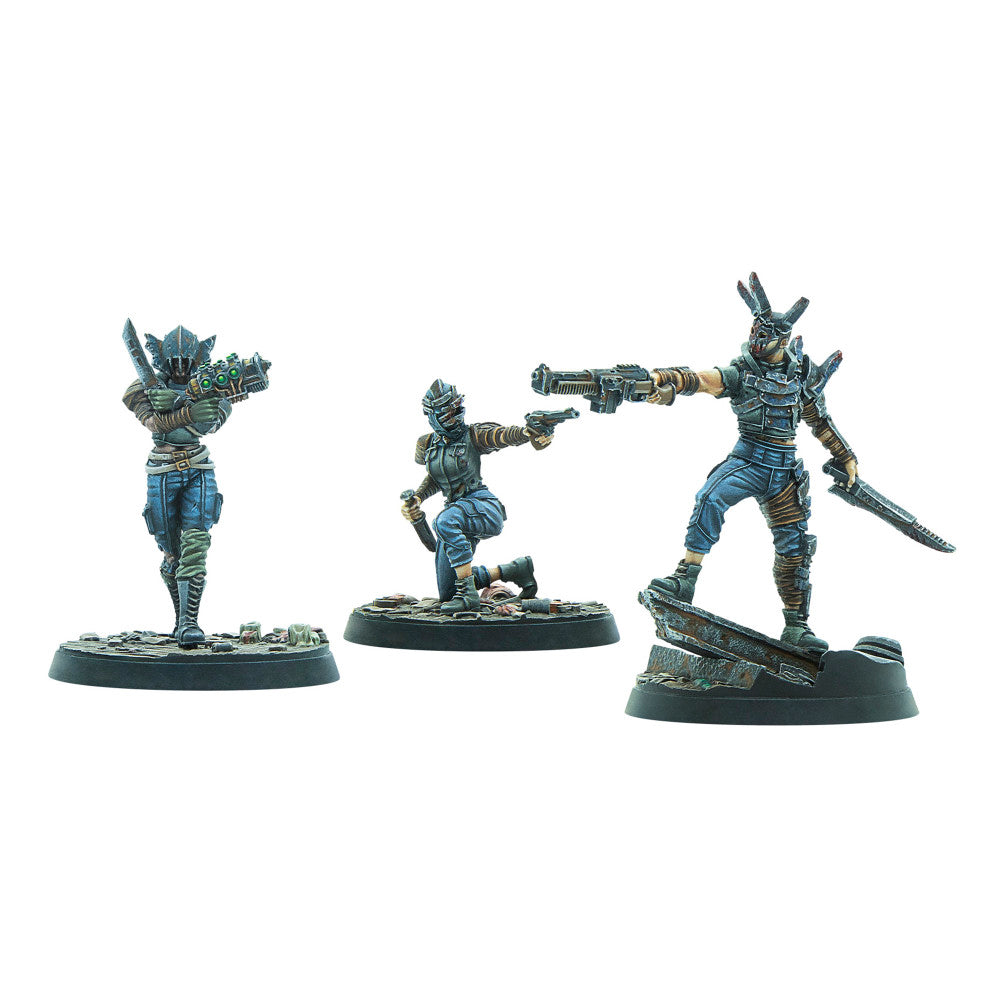 Modiphius Entertainment Fallout: Wasteland Warfare - Disciples Leaders 32mm Miniature Set